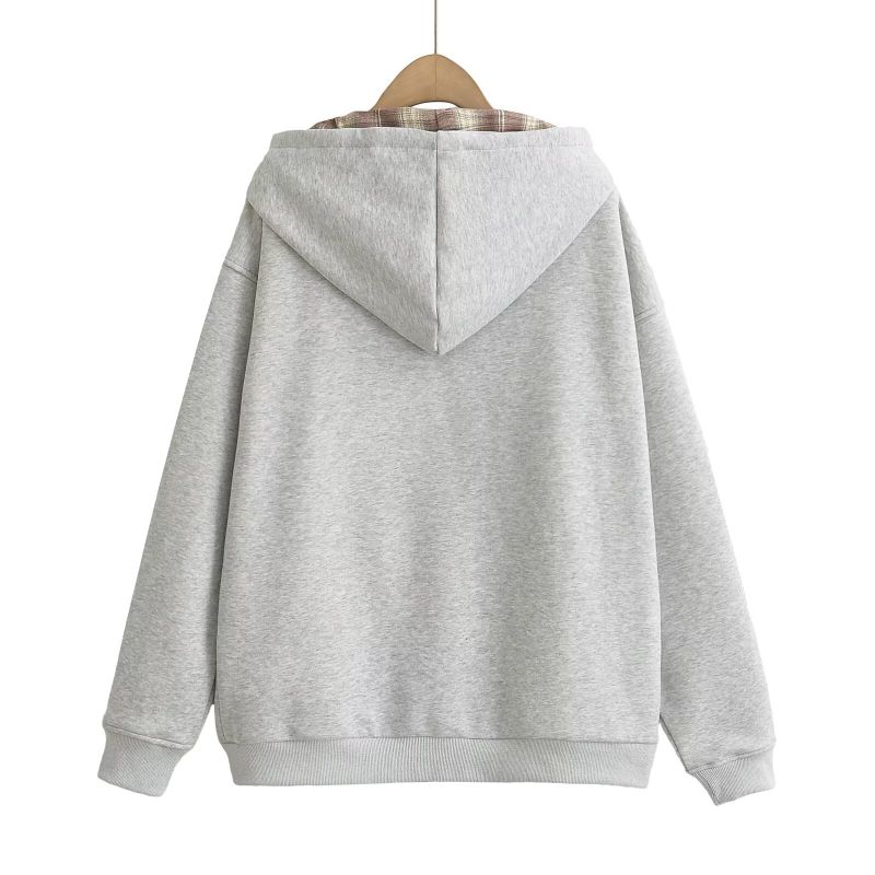 Lian Double Layered Hood Zip-up