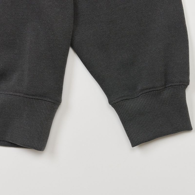 MEOW PRINTING HOOD T CHARCOAL
