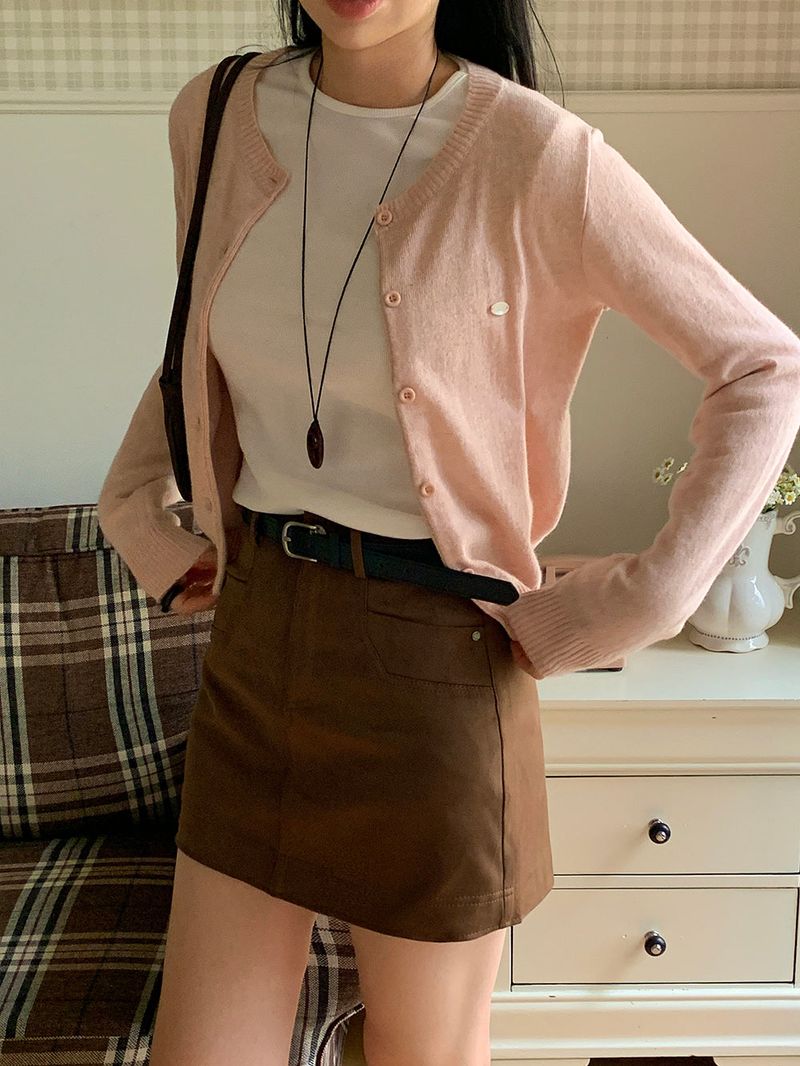 [MADE] MIETTE CASHMERE ROUND CARDIGAN