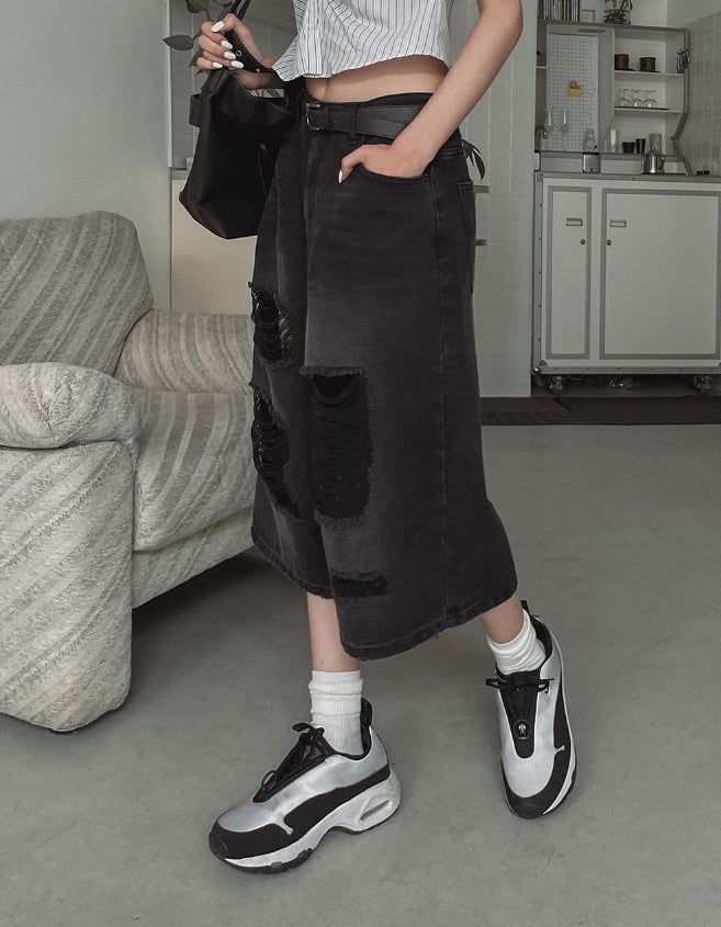 Rita Damage Maxi Bermuda Pants