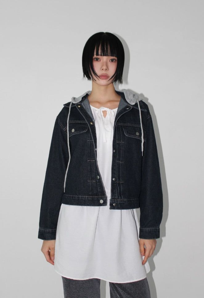 AAKE（アケ）の「2-WAY HOOD TRUCKER JACKET（Jackets/Outerwear）」