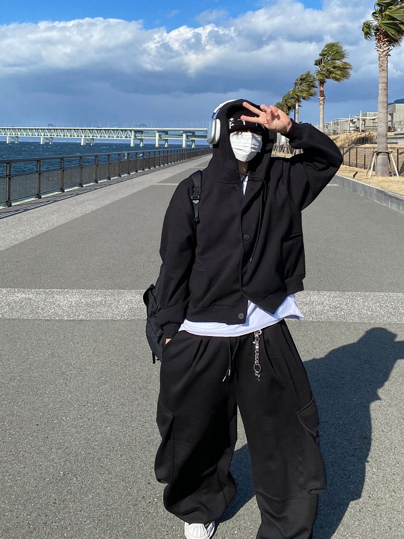 Ed Big Cargo Sweat Pants (4color)