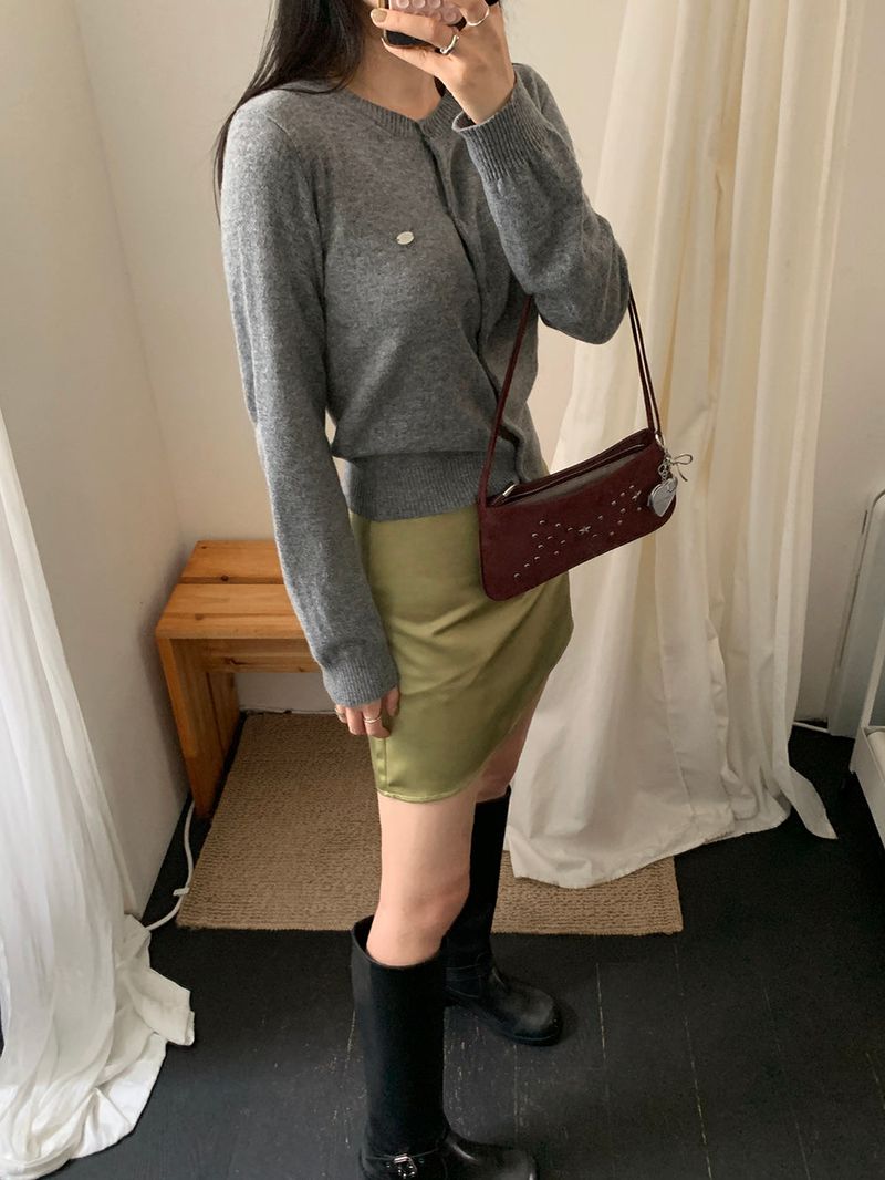 [MADE] MIETTE CASHMERE ROUND CARDIGAN