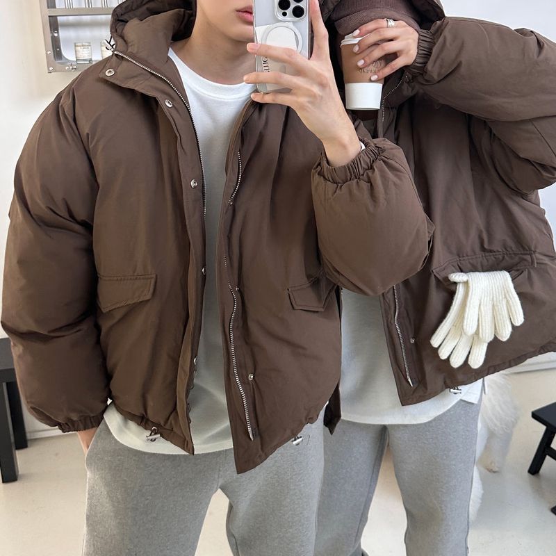 lemenne(ルメンヌ)の「LMN Under Curve String Hooded Padded (3 colors)(Jackets/Outerwear)」