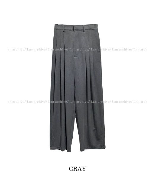 Hounds three-tuck wide slacks