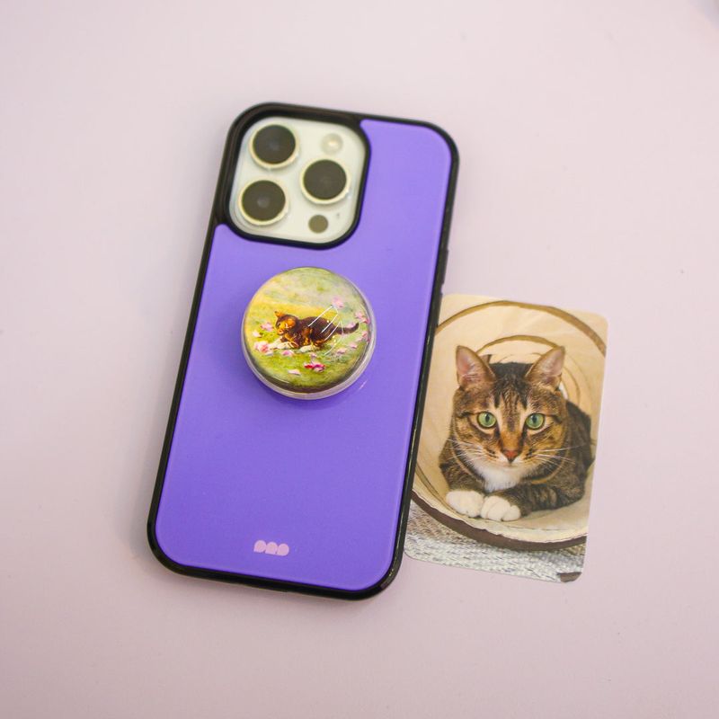 【MADE】 Simple glass bumper case (2 colors)