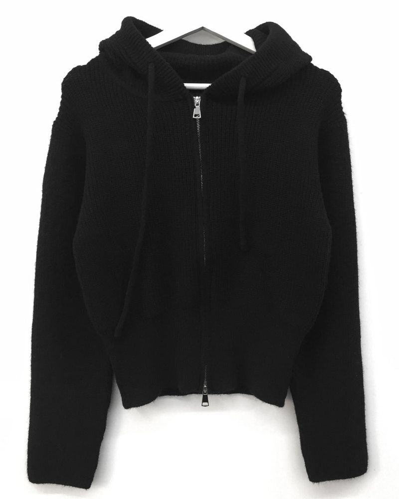 Knit Hoodie Zip-Up (3color)
