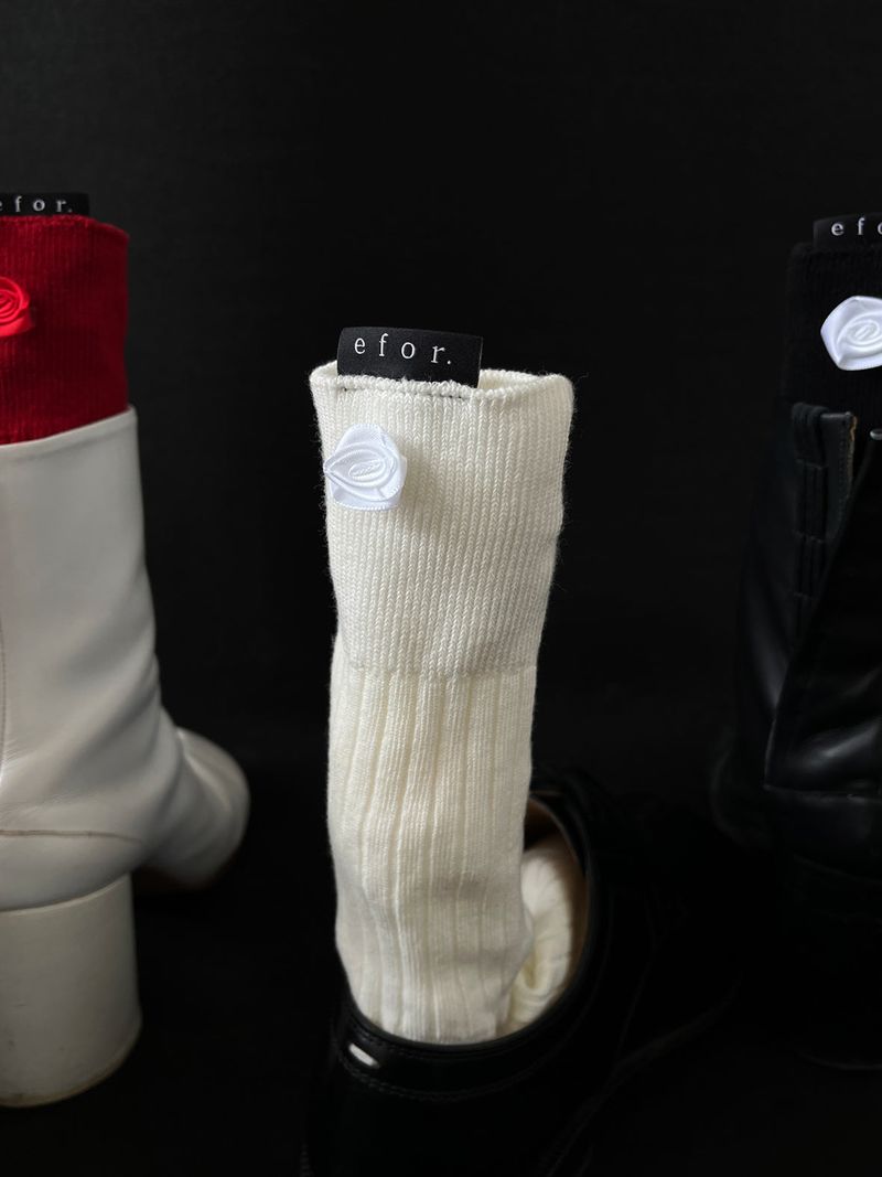 Rose Tabi Socks Long