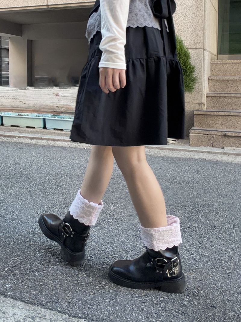 Trim Lace Cuff (pink)