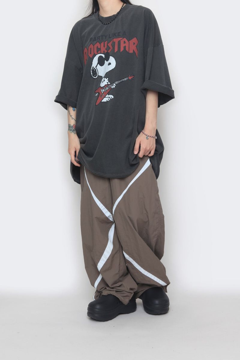 cross color banding pants