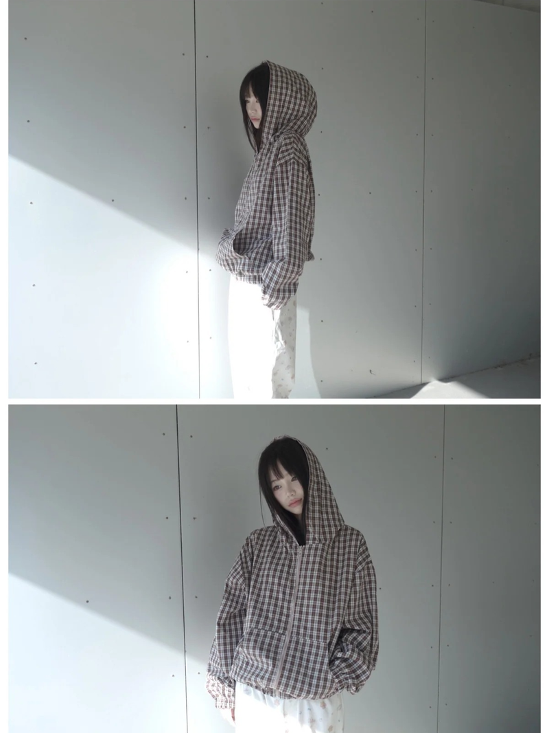crinkle reversible jacket