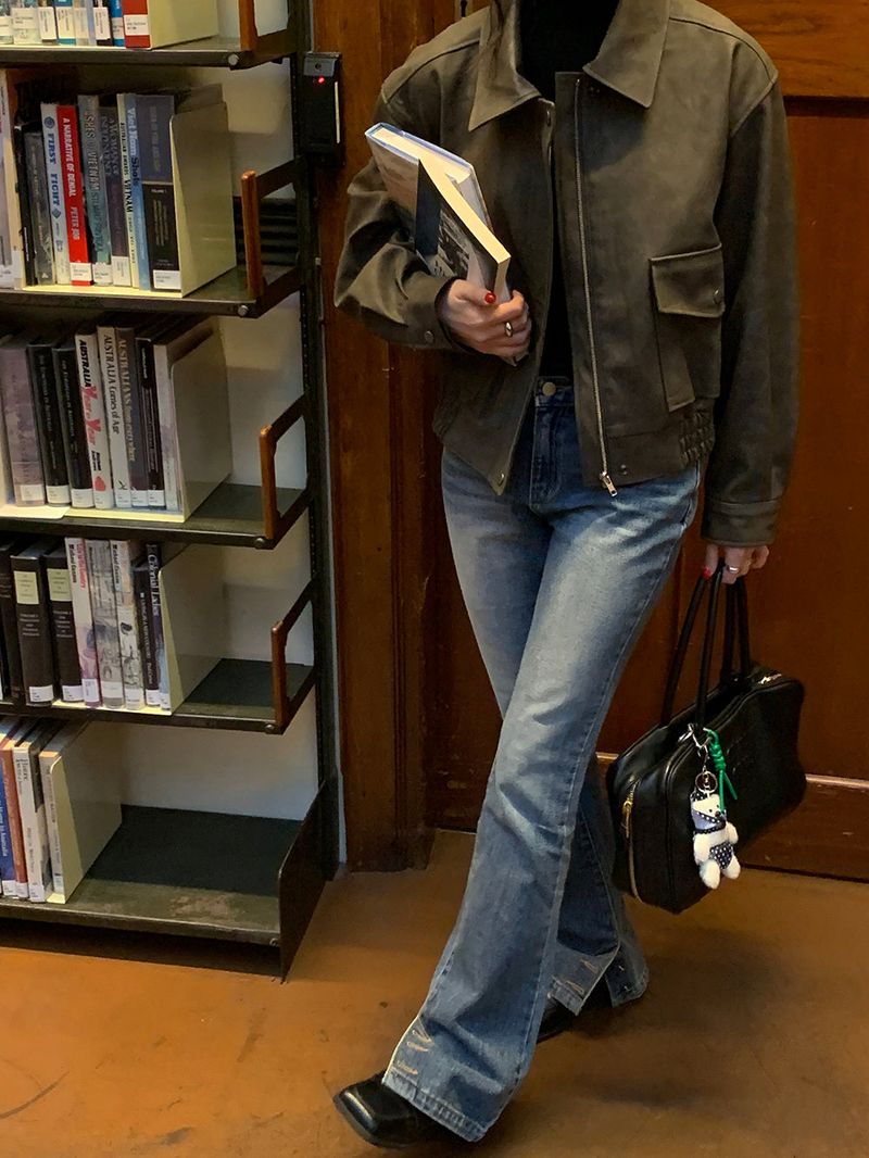 [MADE] Ponce Burton Slit Bootcut Denim