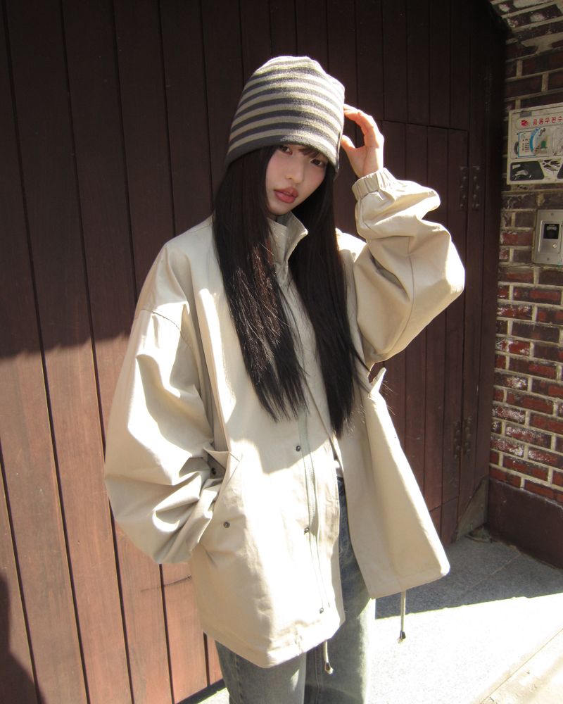Seden High-Neck String Field Jacket