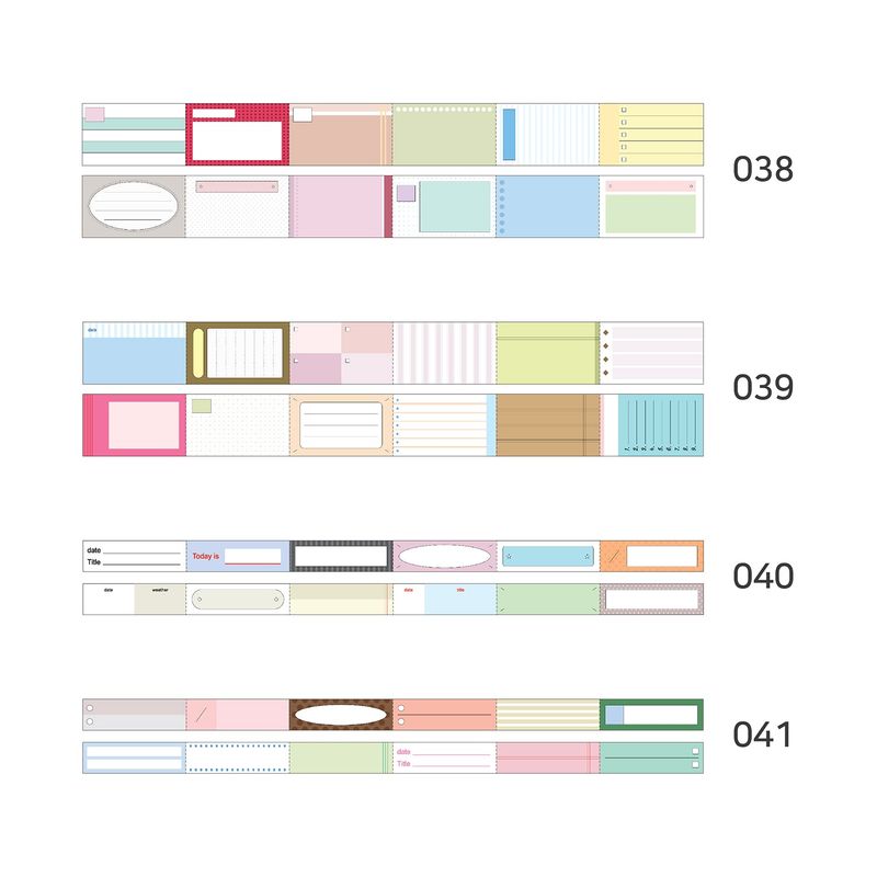oab easy-cut masking tape 038-041 set
