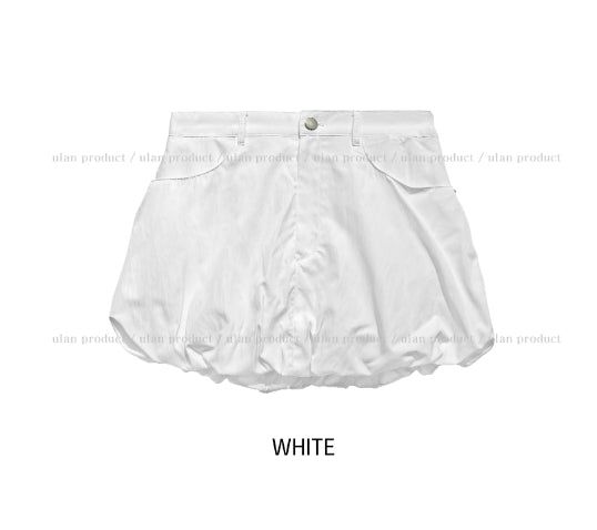 Hazel pumpkin balloon mini skirt