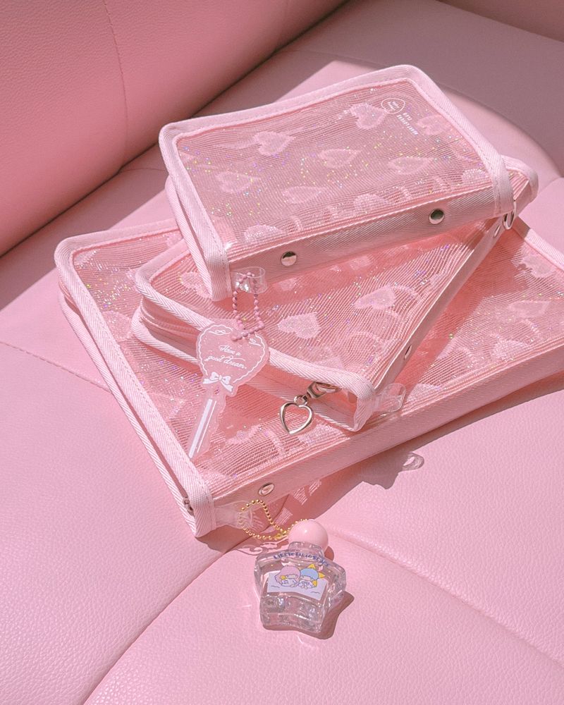 [A5] Heart Lover's Club: 6-ring diary cover