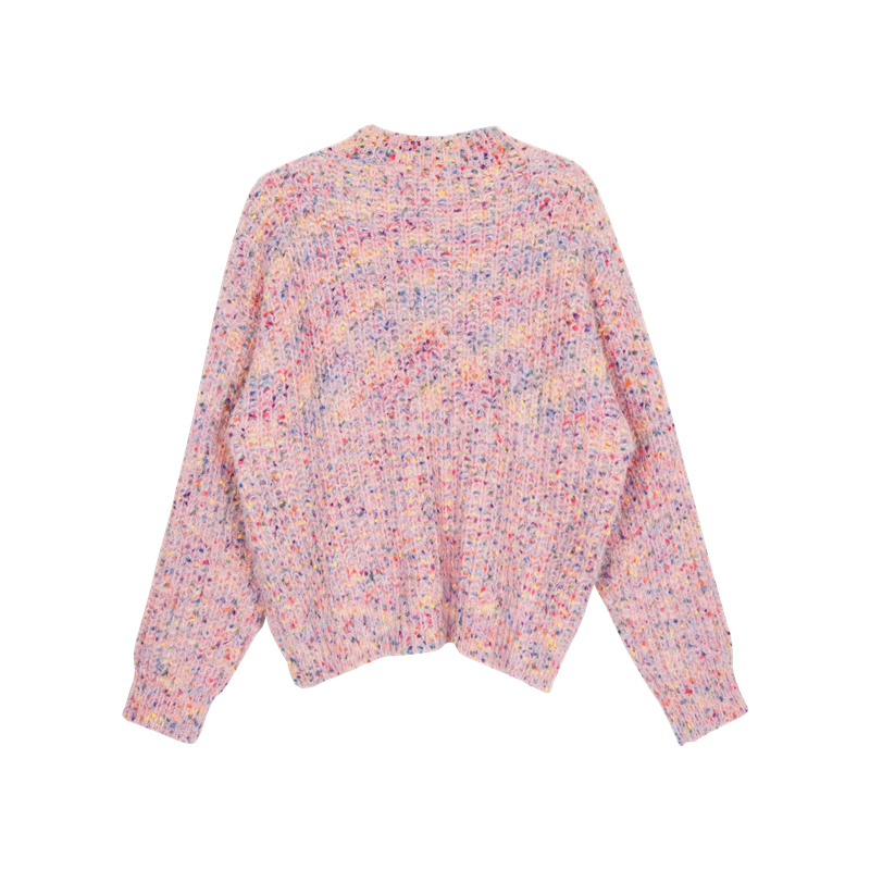 SNOWFLAKE POPCORN SWEATER