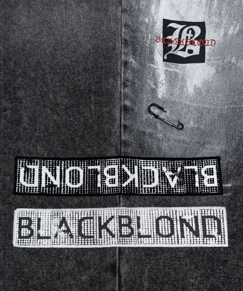 BBD Anxiety Multi Patch Denim Pants (Vintage Black)