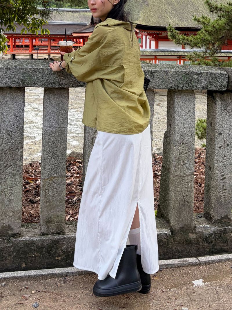 Low Nylon H-Line Skirt