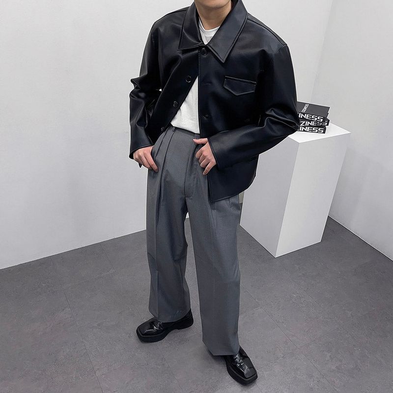 FL Youth Cropped Leather Jacket (2 colors)