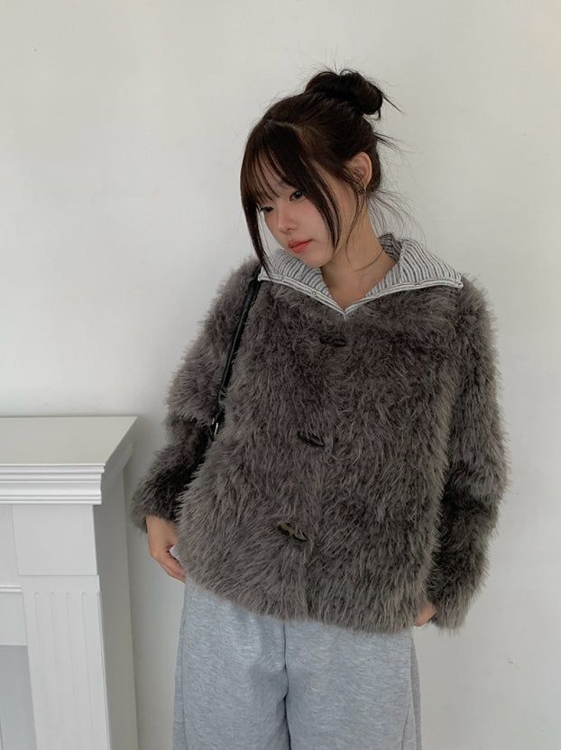 Dokyu Fur Collar Duffle Jacket