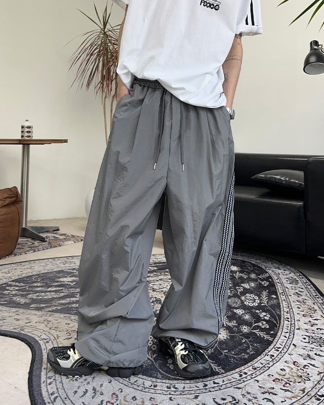 Hera Curve Track Nylon Pants