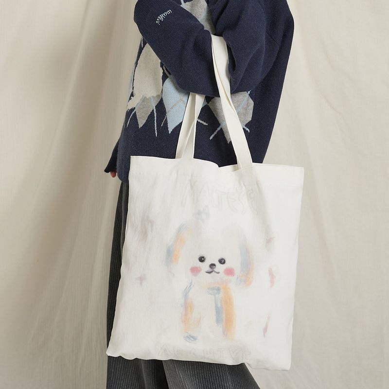 WaiKei（ワイケイ）の「Oil Painting Maltese Eco Bag（Bags）」