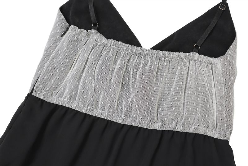 Lisha wrap sleeveless (black)