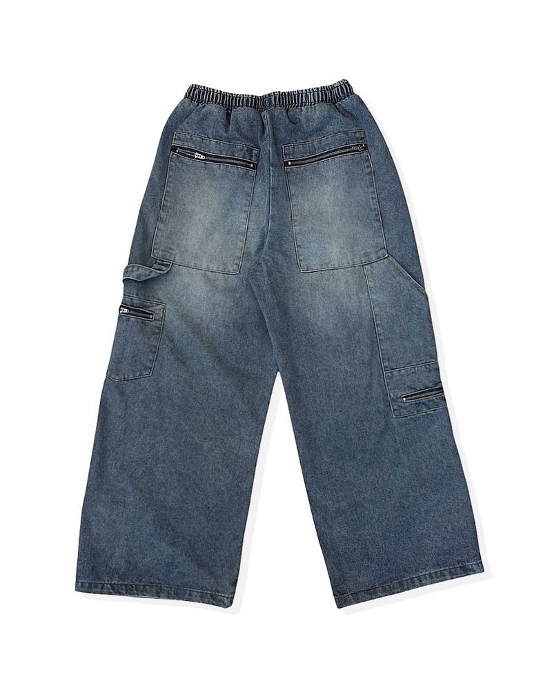 Herry Washing Zipper Carpenter Denim