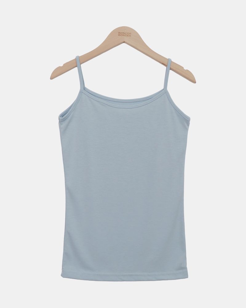 Bisom Color Strap Sleeveless Top