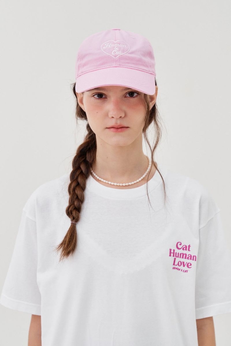 HEART BALL CAP_PINK