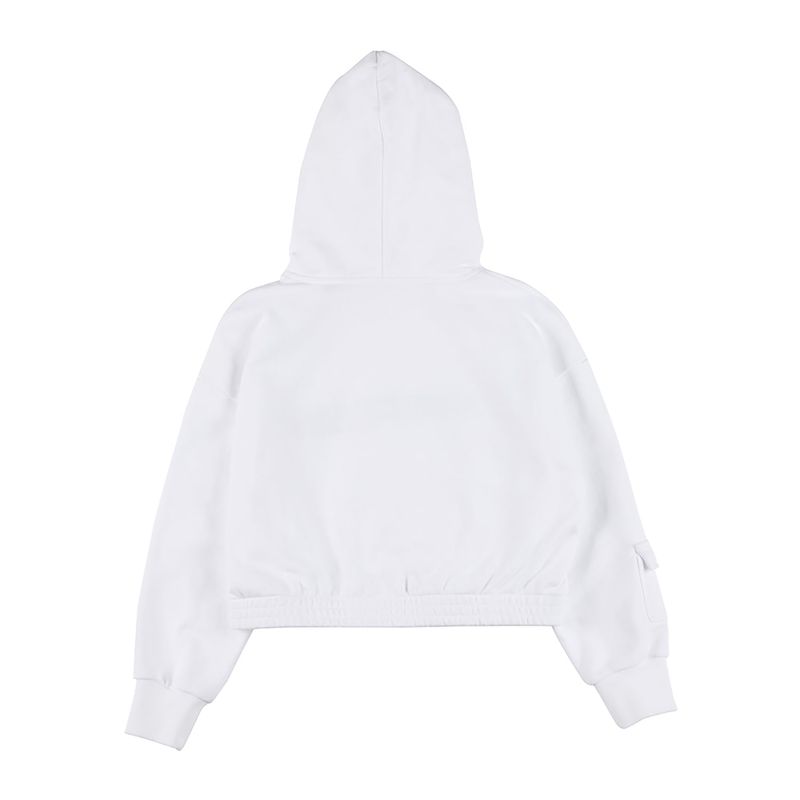 VELCRO CROP HOODIE