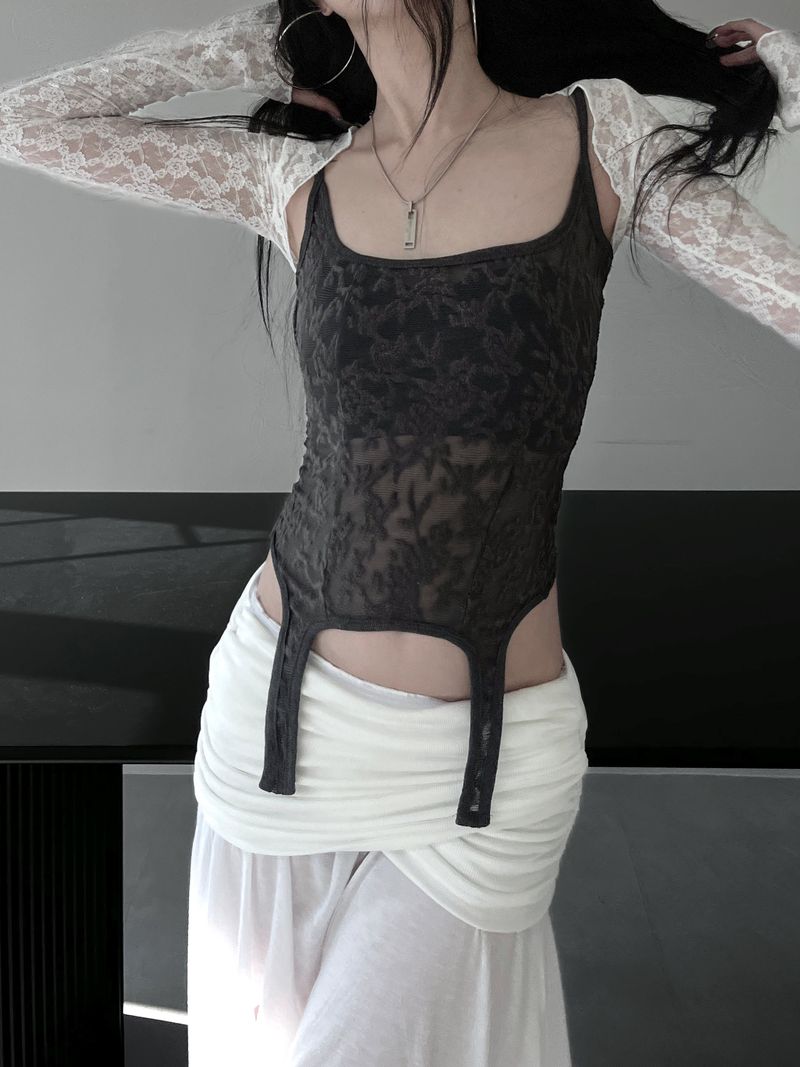 rose bolero cardigan (3color)