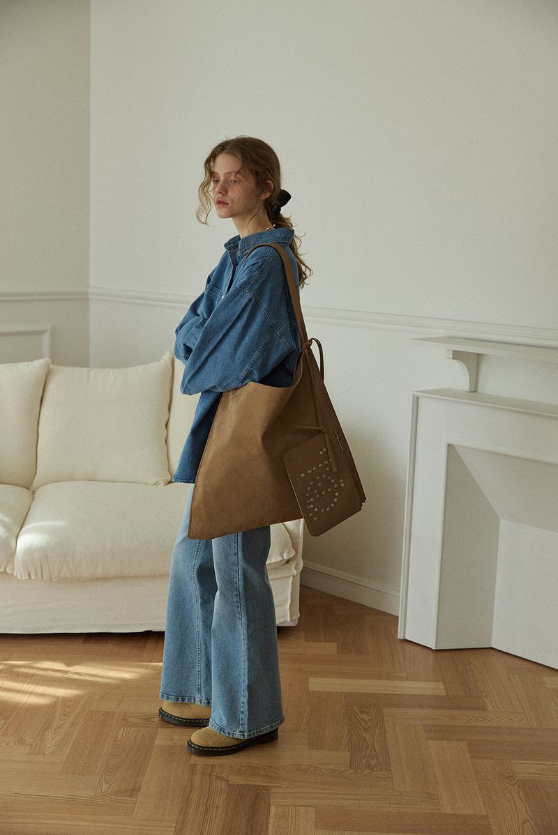 MADE_halo Square Bag (Large)/ BEIGE