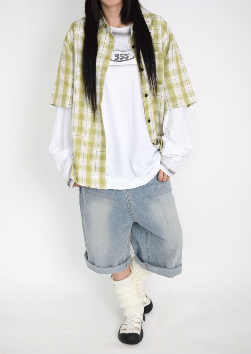 Snug Bermuda pants