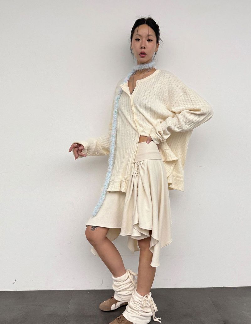 WARMER SKIRT IN CREAM