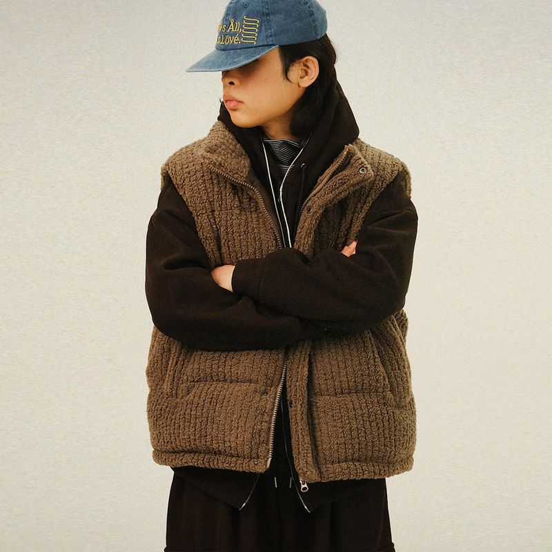 SEMIKAJI（セミカジ）の「WT Bookle Padding Vest（Jackets/Outerwear）」