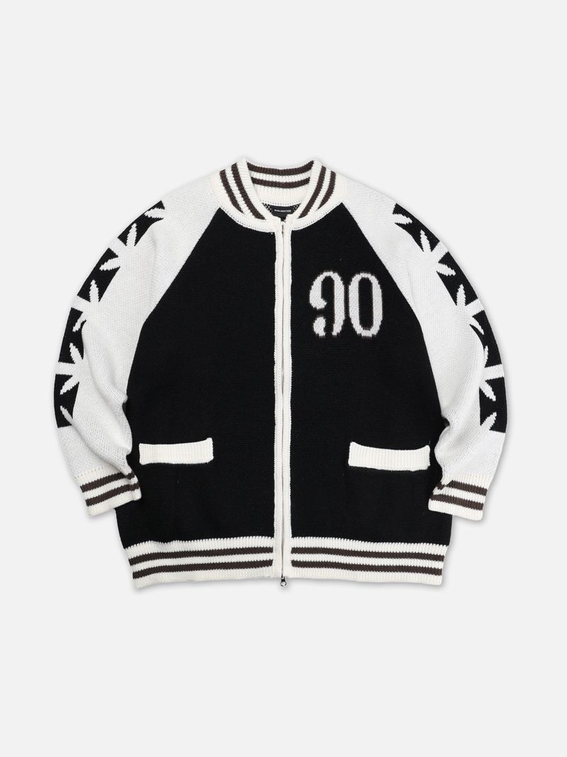 Neo Knitted Zip Jacket (2color)