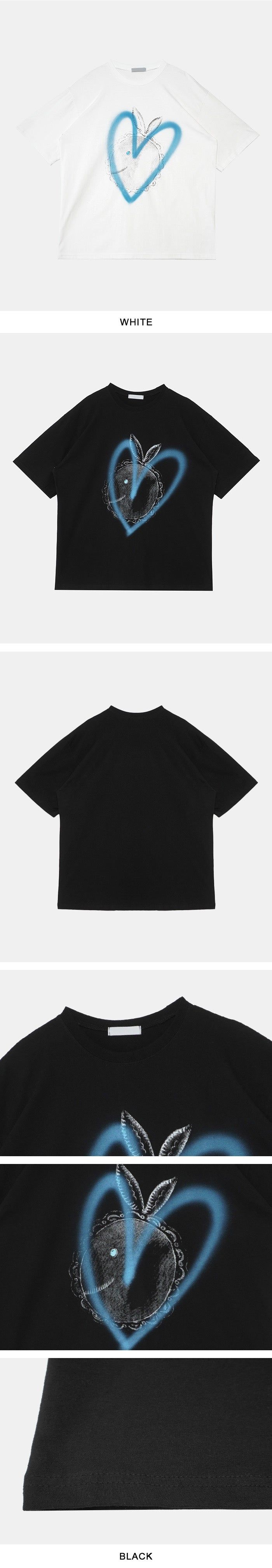 Rabbit Spray Over-Fit T-shirt