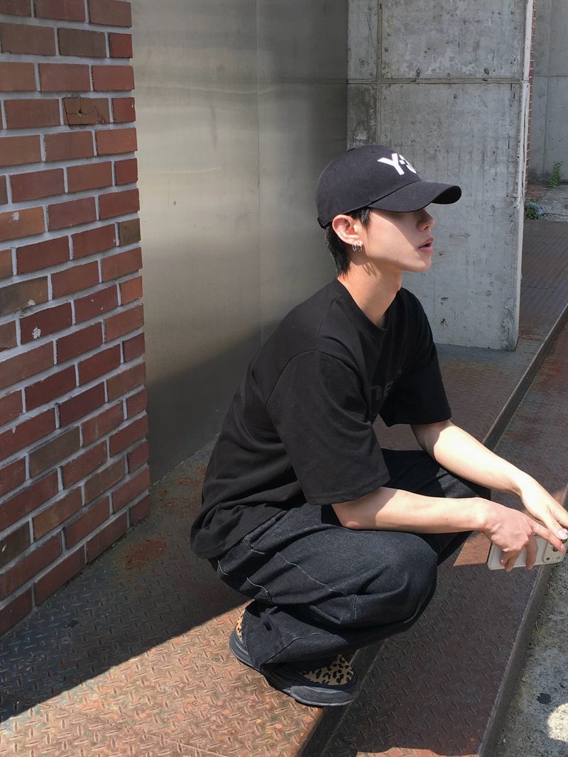A-N Basic Wide Denim Pants 2C