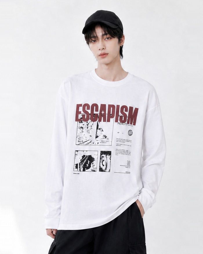 (UNISEX) Escapism Graphic Long Sleeve