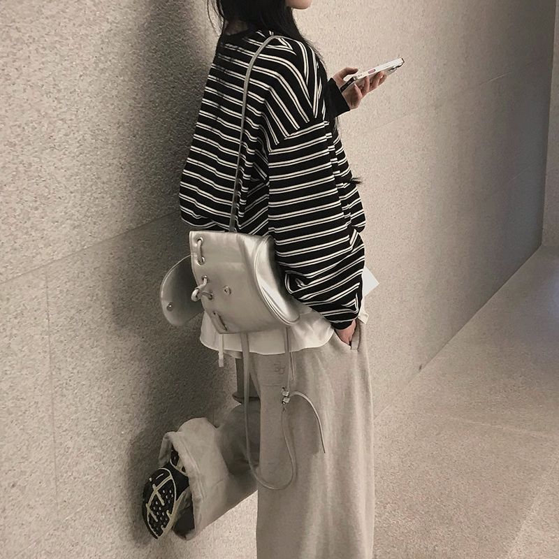 [Bellide made] HATE, STRIPE ROUND TRAINER