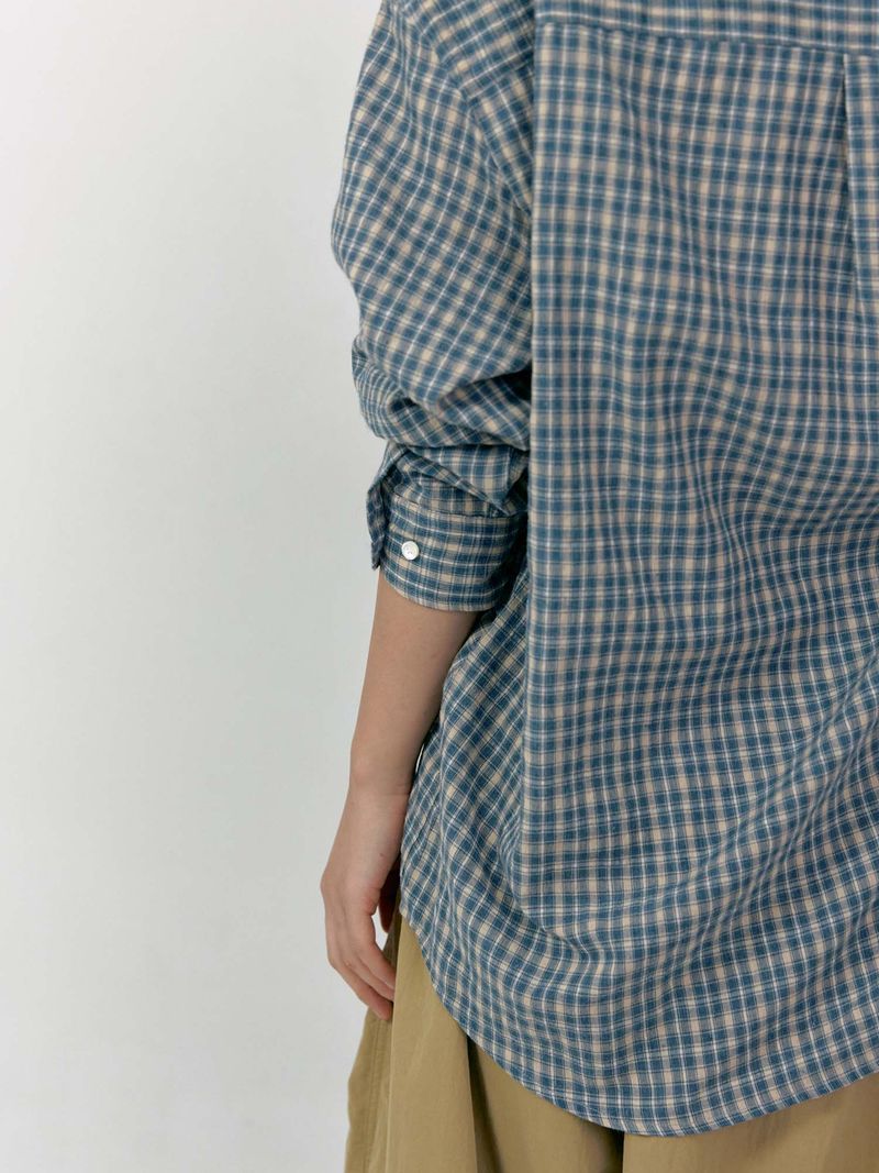 Lazy Check Shirt (Blue)