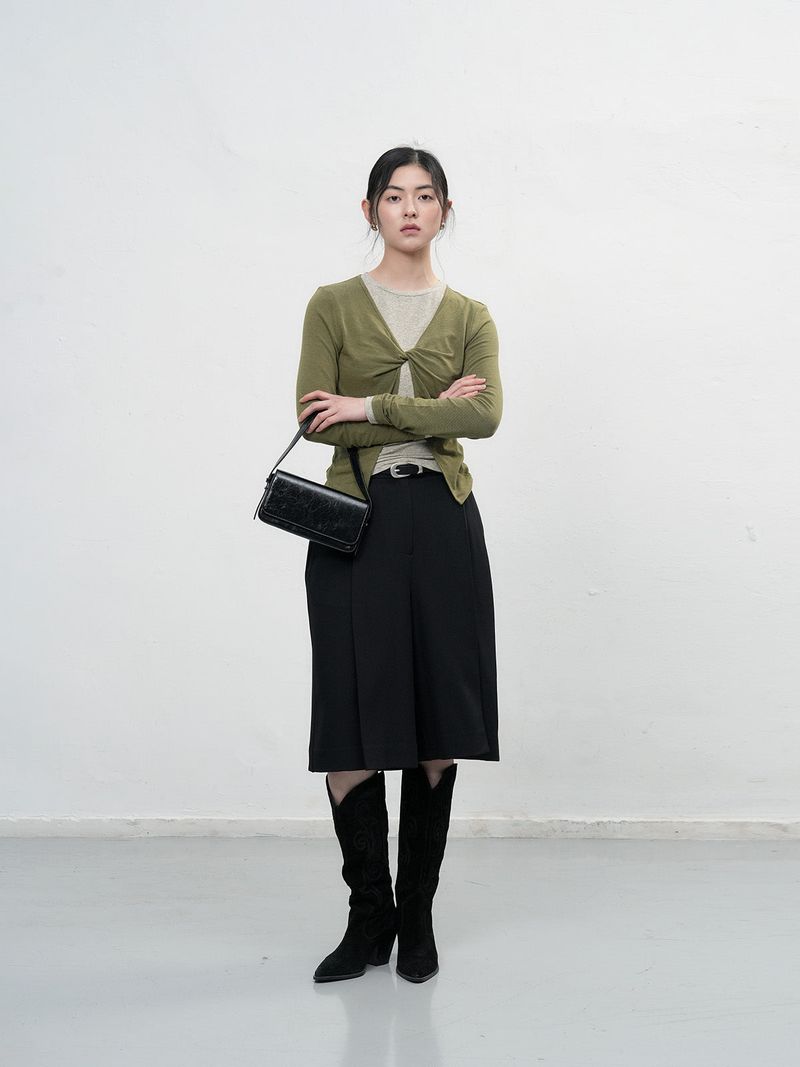 【即日発送】layered twist t-shirts