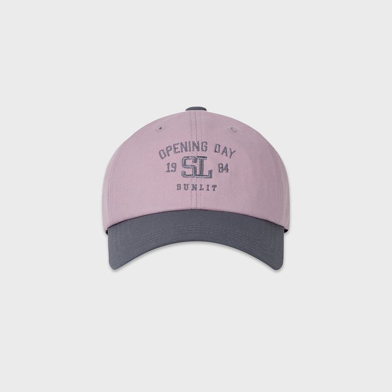 SYMBOL LOGO BALL CAP (PINK/CHARCOAL)