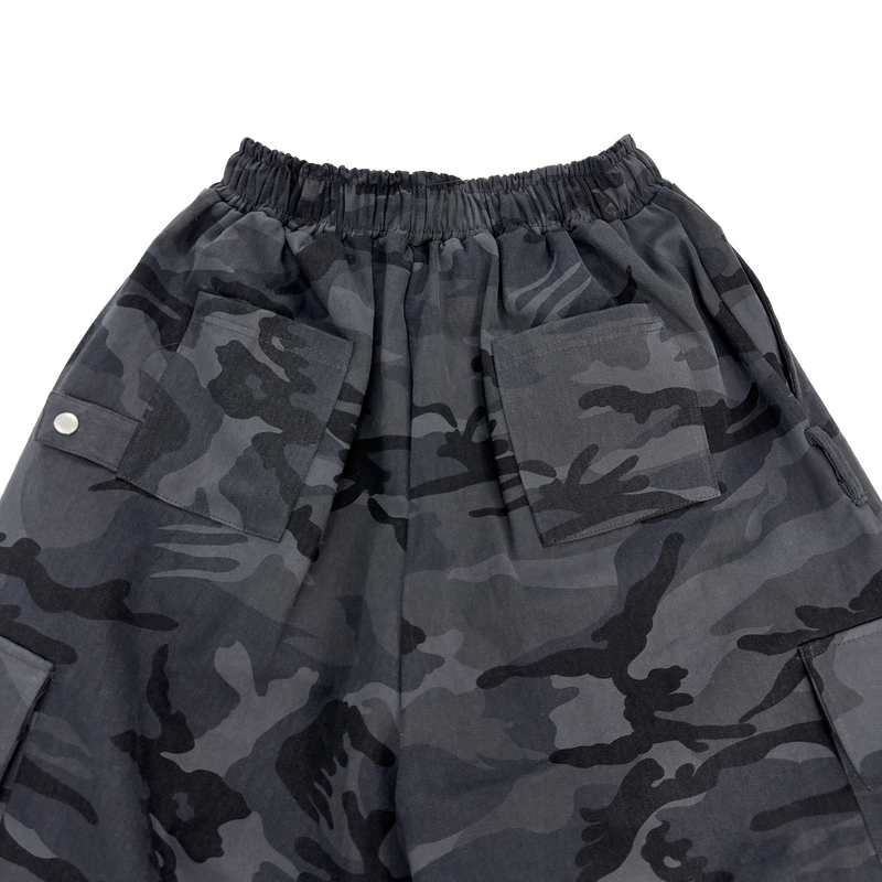camo cotton skirt pants