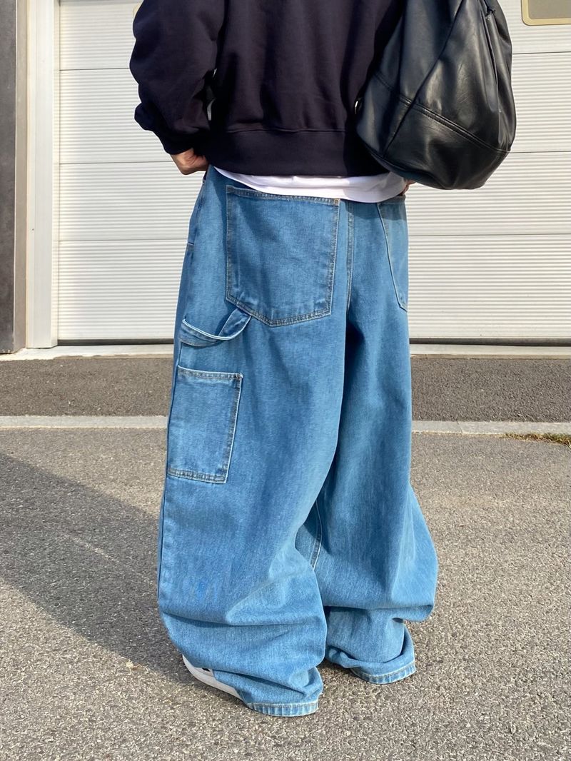 Citi Carpenter Balloon Denim Pants 2C