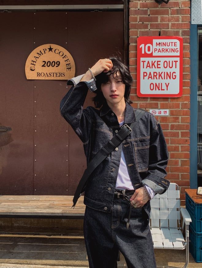 Rune Overfit Selvage Denim Jacket