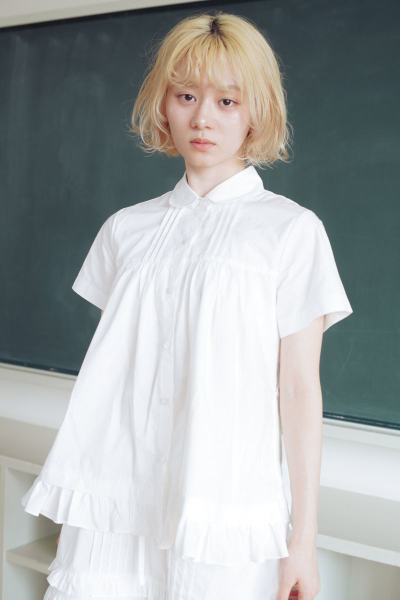 bigribon frill shirt 