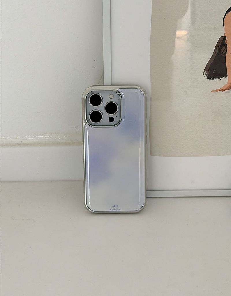 [MADE] IRIS シルバーエポキシ iPhoneケース